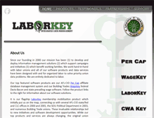 Tablet Screenshot of laborkey.com